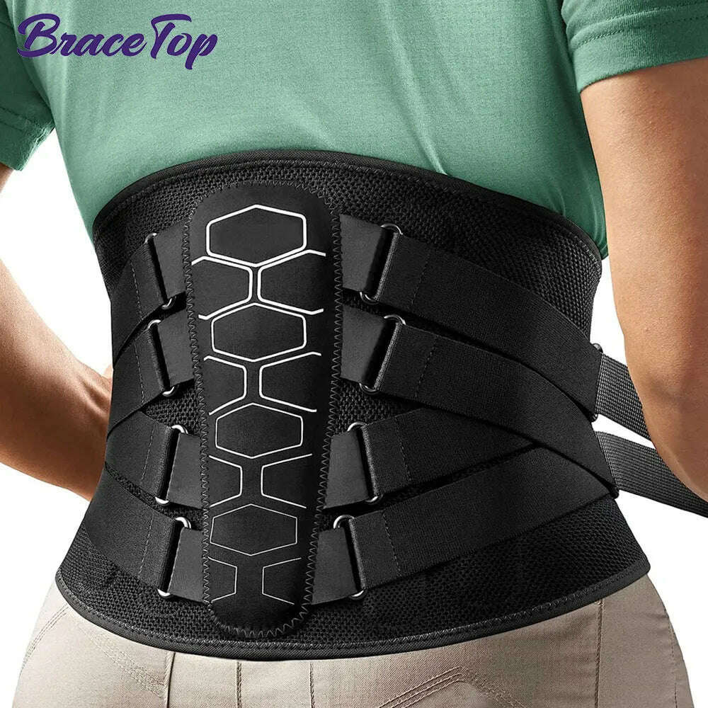 Lower Back Brace for Pain Relief,Back Support Belt, Flexible Lumbar Support Waist Belt for Lifting At Work,Scoliosis Pain Relief