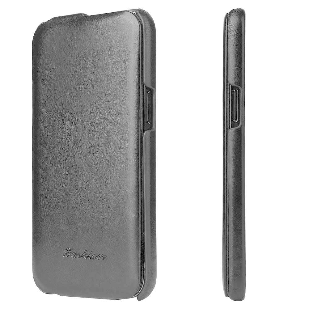 Luxury R64 Genuine Leather Flip Case For iPhone 16 15 14 13 12 11 Pro Max 7 8 X XS XR XS Cover