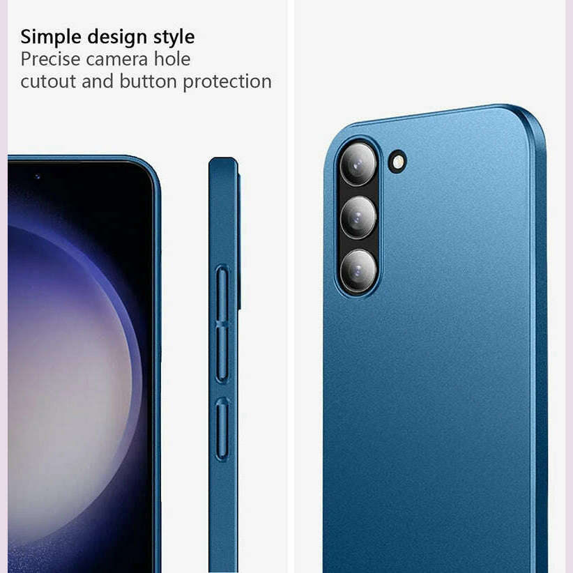 Matte Ultra Thin Hard PC Back Cover Case For Samsung Galaxy S24 A24 A34 A54 A14 A23 A55 A53 A73 S23 S22 S21 S20 Fe Plus Slim