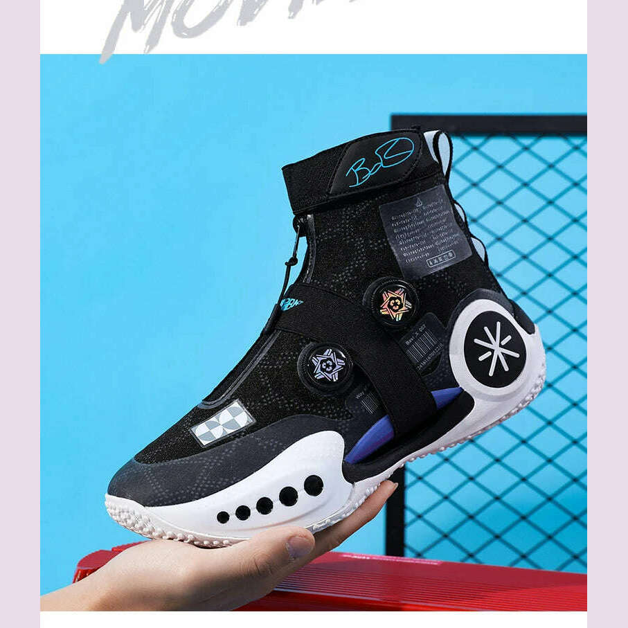 Men's Basketball Shoes Breathable Cushioning Non-Slip Wearable Runing Shoes Gym Training Athletic Basketball Sneakers for Women