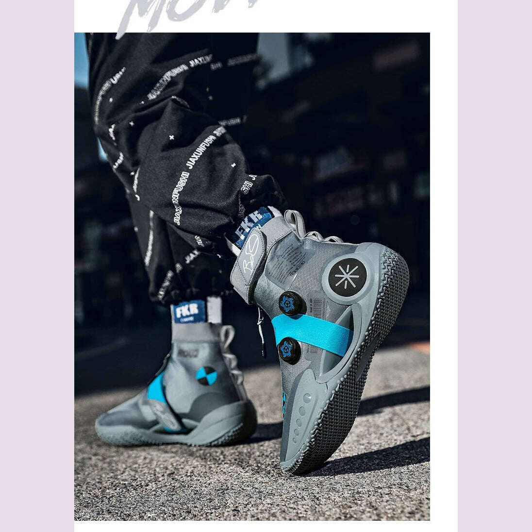 Men's Basketball Shoes Breathable Cushioning Non-Slip Wearable Runing Shoes Gym Training Athletic Basketball Sneakers for Women