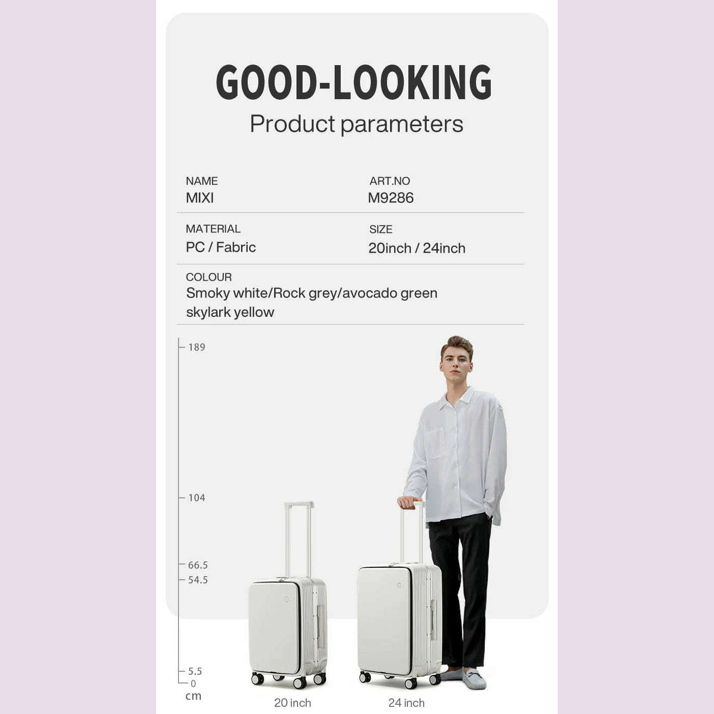 Mixi New Aluminum Frame Suitcase Carry On Rolling Luggage with USB Port Boarding Cabin Cup and Phone Holder 20 24 Inch