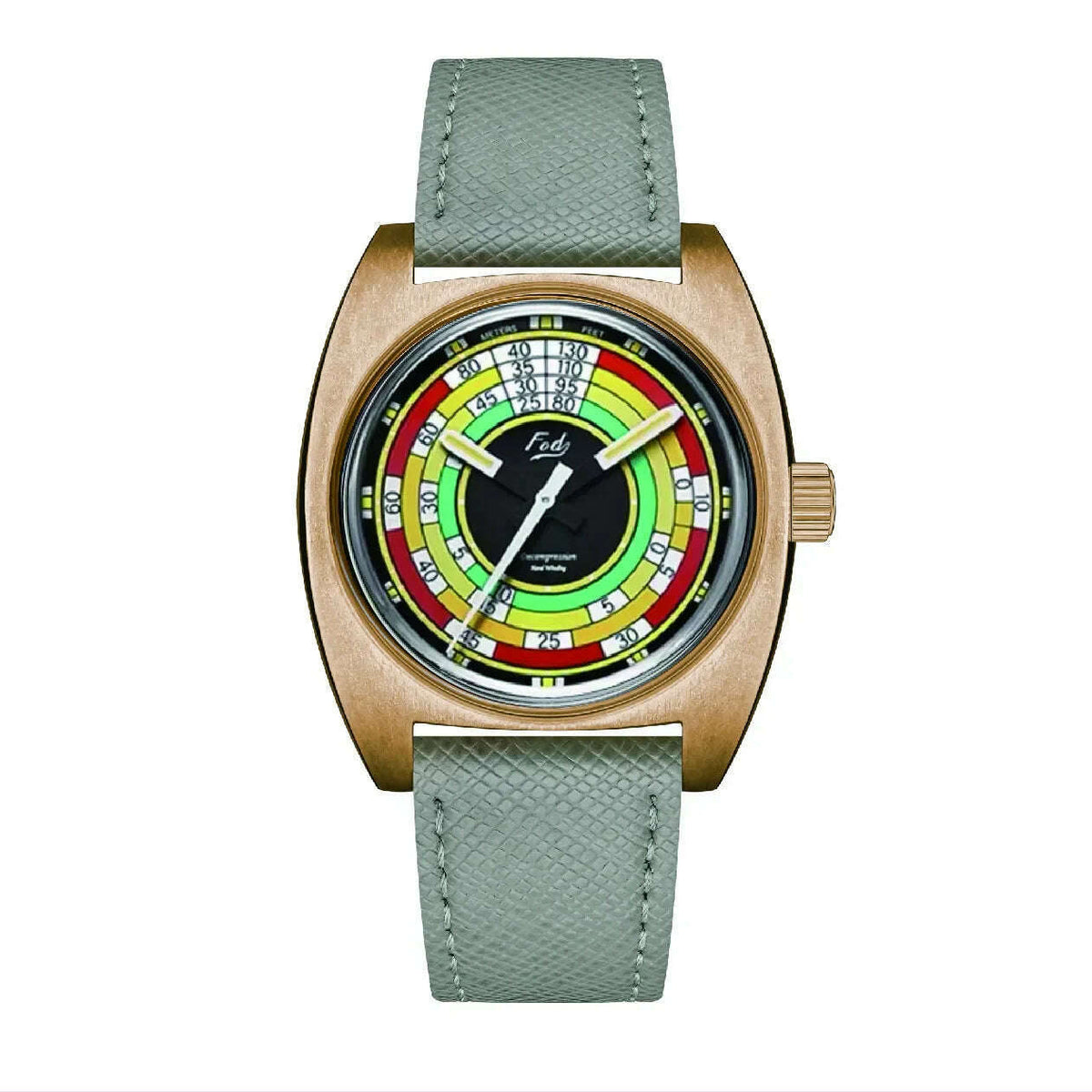 NEW Seizenn W10 WW2 Field Watch Retro Arrow Pilot Watch Men Mechanical Manual Hand Wind Luminous Merkur CUSN8 Bronze Turtle Case