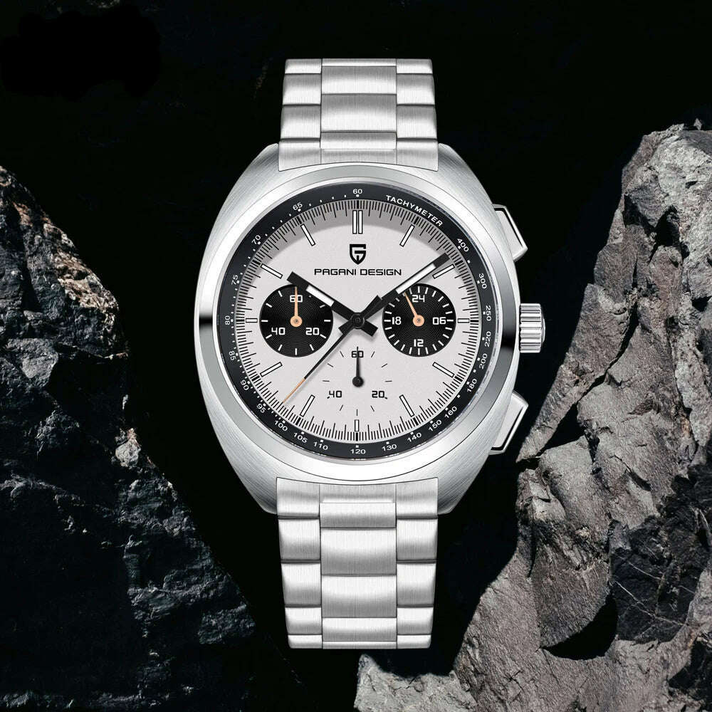 PAGANI DESIGN 2023 NEW Turtle Back Chronograph 1782 fashion quartz wristwatch for Man Luminous Waterproof Watch Reloj hombre