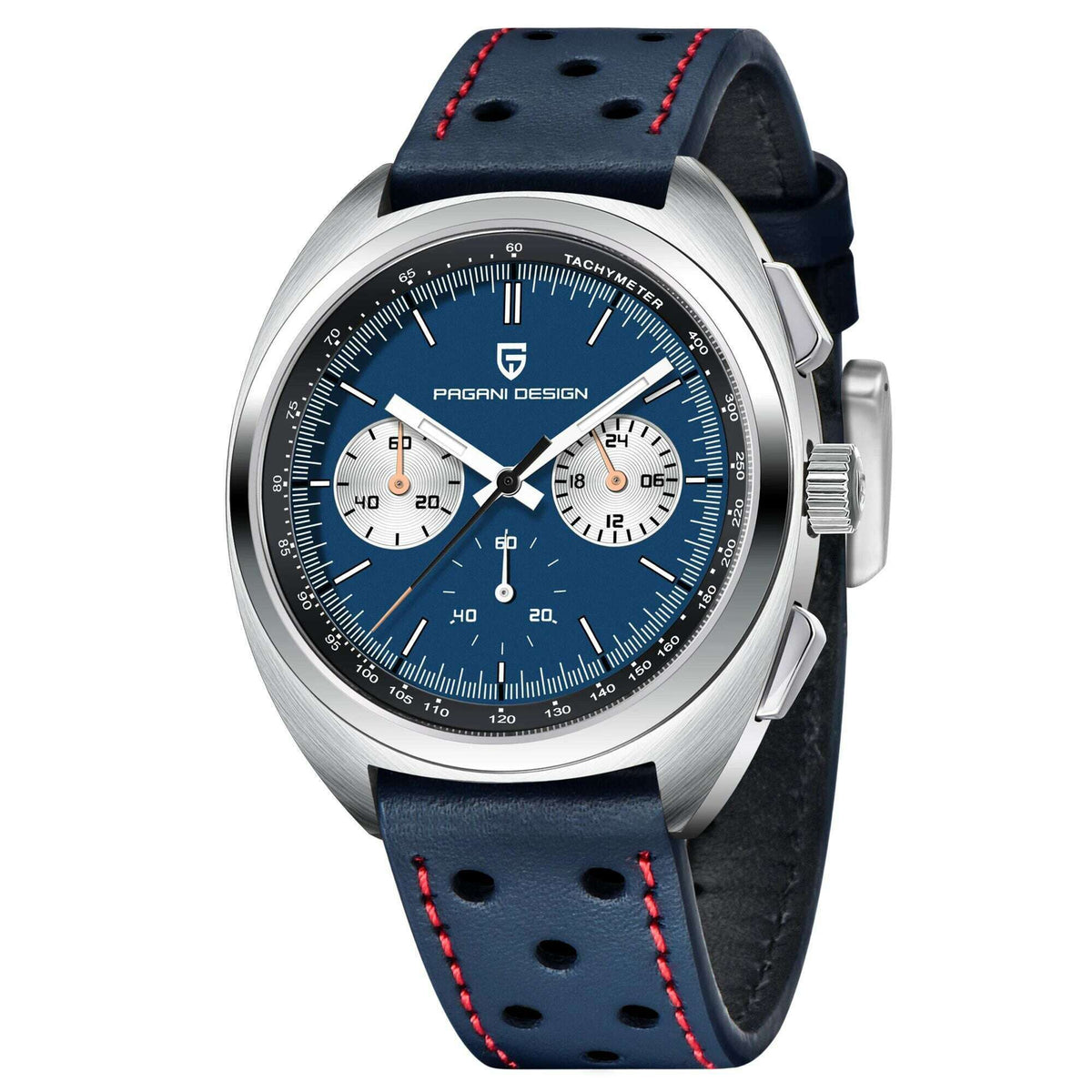 PAGANI DESIGN Panda Dial Men Watches Luxury Quartz Watch For Men Japan VK63 Sport Chronograph Sapphire glass Wristwatch 2024 New