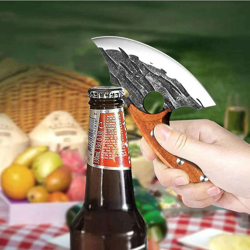 Stainless Steel Kitchen Meat Cleaver Butcher Peeling Boning Knife Fish Fillet Knife Vegetable and Fruit Slicing Knife