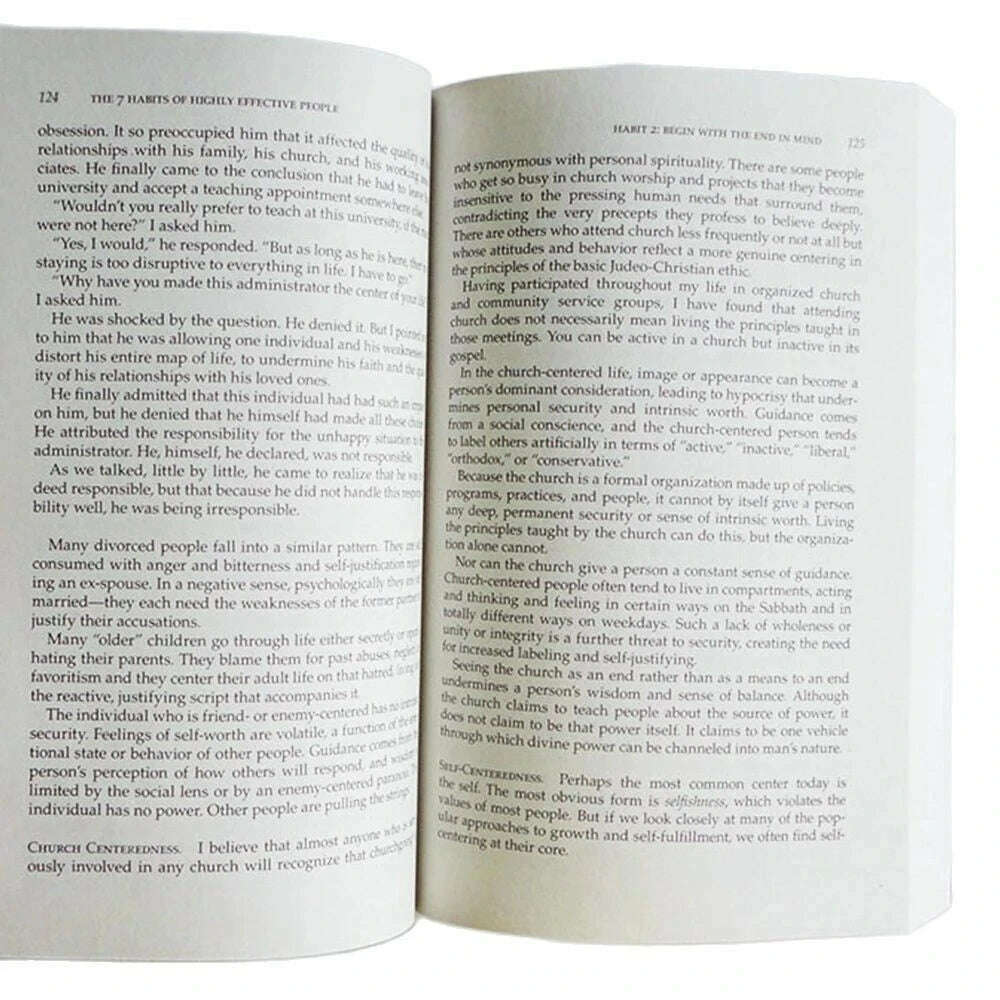 The 7 Habits of Highly Effective People English Original Book By Stephen R. Covey Professional Management Reading Book