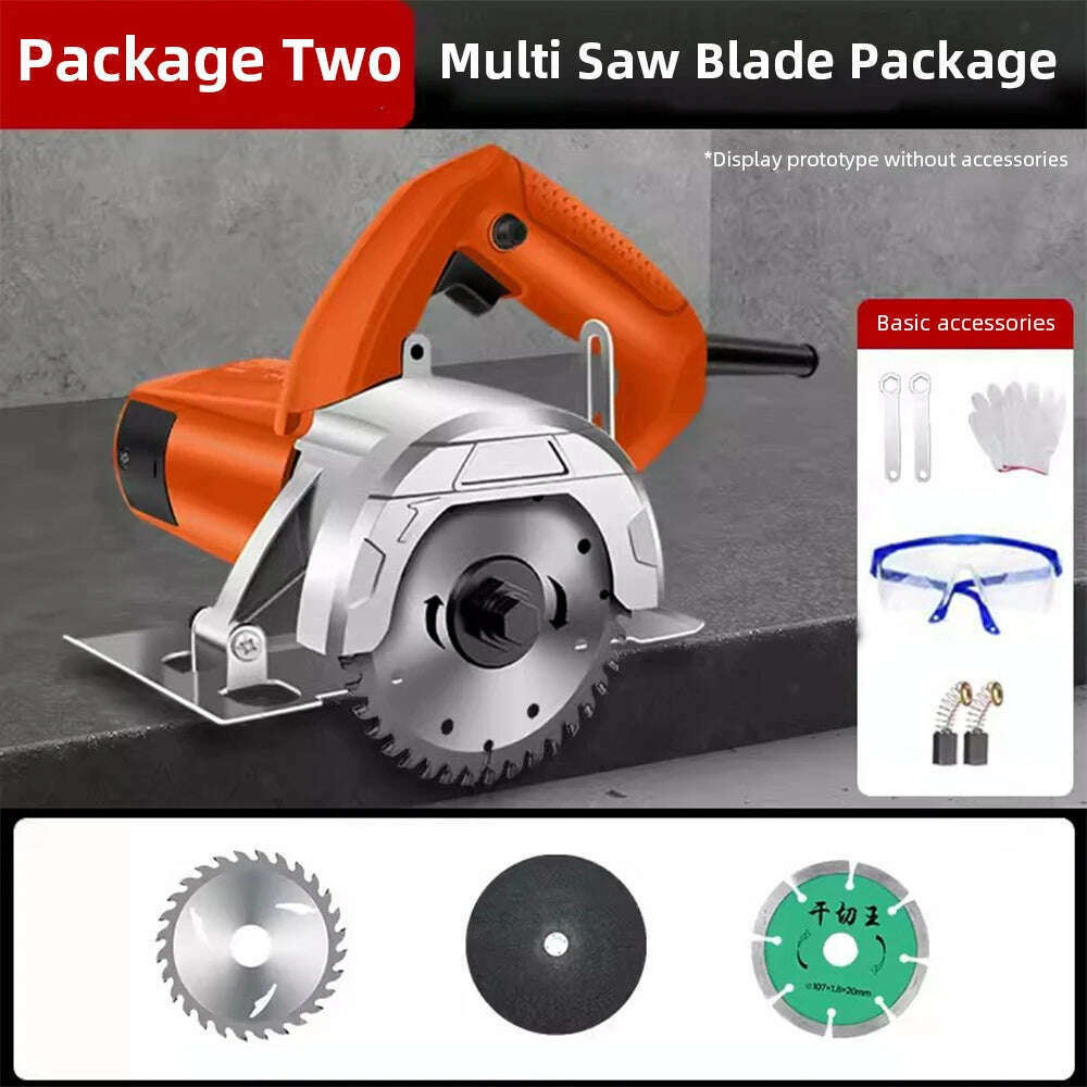 Tile Cutting Machine Household Multifunctional Electric Saw Portable Grooving Machine Power Tools for Tile Metal Stone