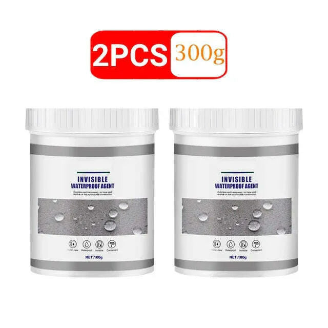 Waterproof Coating Sealant Agent Invisible Paste Glue With Brush Repair Home Roof Transparent Bathroom Antileak Glue 300g/900g