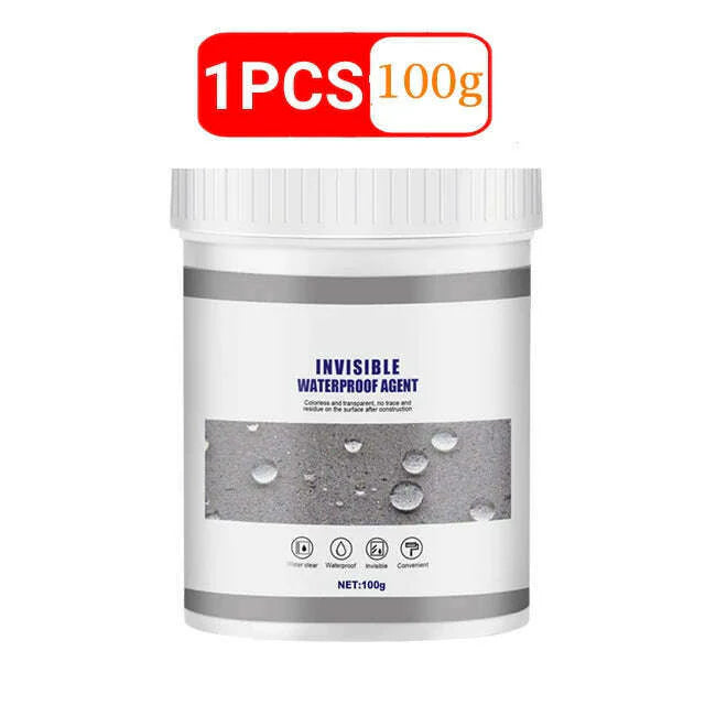 Waterproof Coating Sealant Agent Invisible Paste Glue With Brush Repair Home Roof Transparent Bathroom Antileak Glue 300g/900g