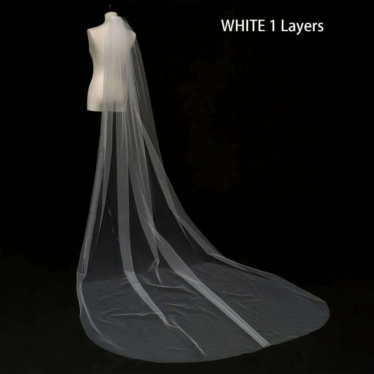 Wedding Simple Tulle White Ivory Two Layers Bridal Veils Ribbon Edge Cheap Bride Accessories 75cm Short Women Veil With Comb