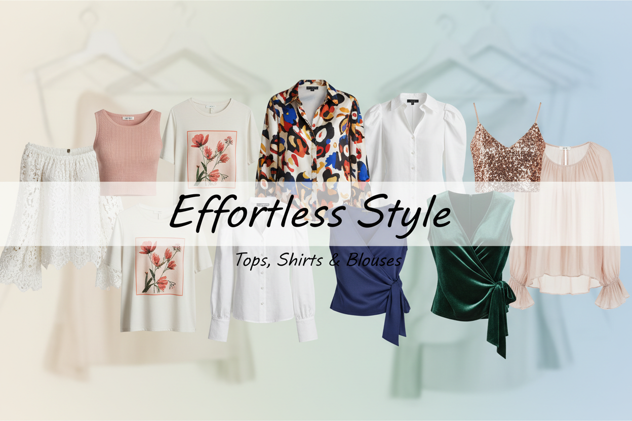 KIMLUD, TOPS, BLOUSES, SHIRTS, TEES, TANKS, VEST, JACKETS, BLAZERS