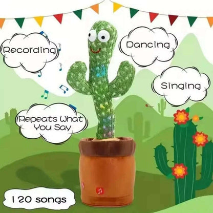 1 Piece -Talking And Dancing Cactus Toy For Baby Boys And Girls,Singing Imitation Recording,Gift That Can Talk To You Repeatedly
