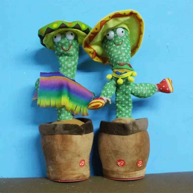 1 Piece -Talking And Dancing Cactus Toy For Baby Boys And Girls,Singing Imitation Recording,Gift That Can Talk To You Repeatedly