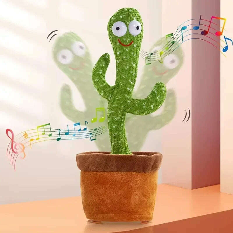 1 Piece -Talking And Dancing Cactus Toy For Baby Boys And Girls,Singing Imitation Recording,Gift That Can Talk To You Repeatedly