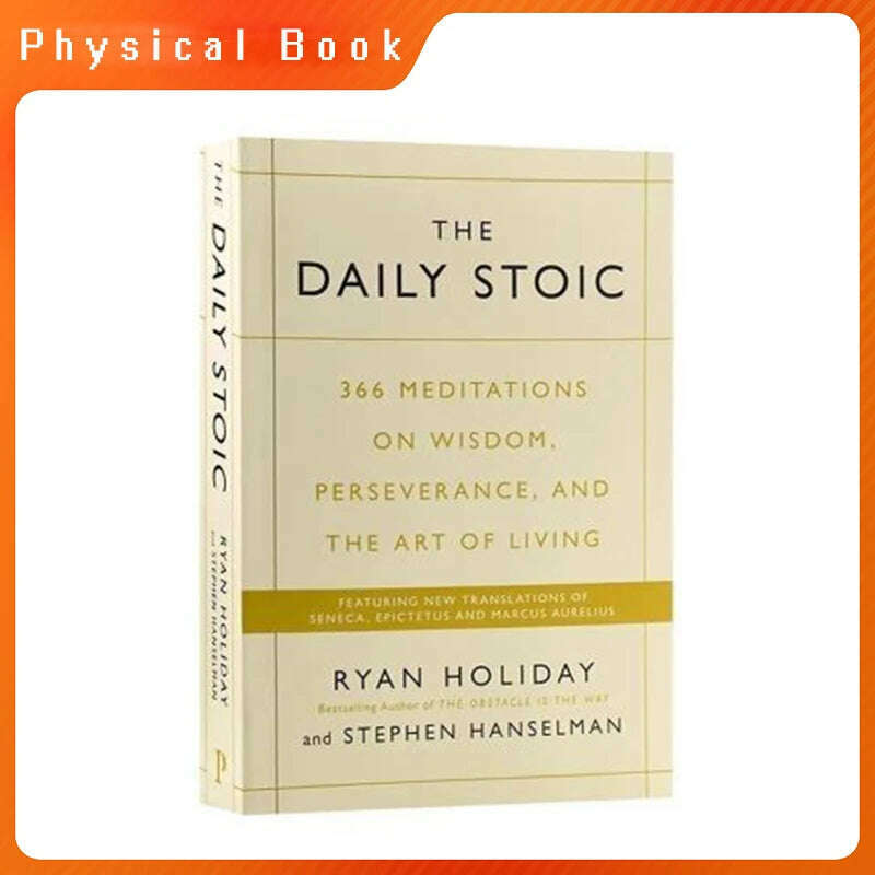 【100% New English Book】The Daily Stoic by Ryan Holiday 366 Meditations on Wisdom, Perseverance and the Art of Living Book Libros