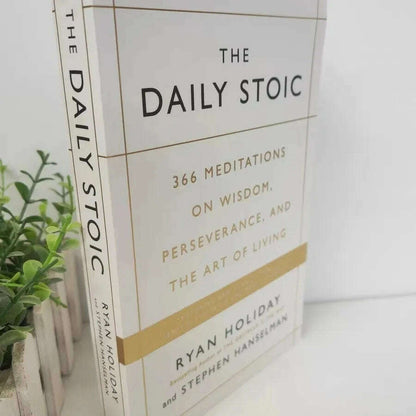 【100% New English Book】The Daily Stoic by Ryan Holiday 366 Meditations on Wisdom, Perseverance and the Art of Living Book Libros