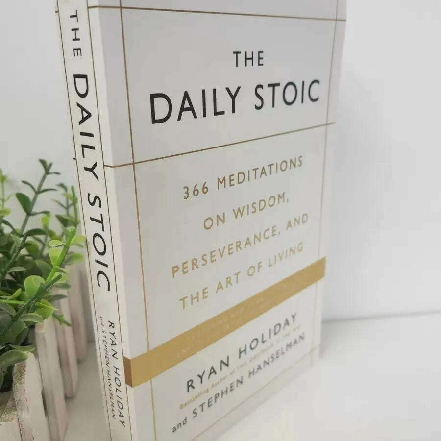 【100% New English Book】The Daily Stoic by Ryan Holiday 366 Meditations on Wisdom, Perseverance and the Art of Living Book Libros