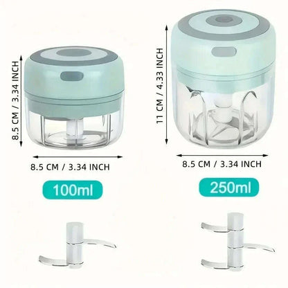 100ml/250ML Manual Meat Mincer Garlic Chopper Rotate Garlic Press Crusher Vegetable Onion Cutter Kitchen Cooking Accessories