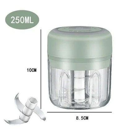 100ml/250ML Manual Meat Mincer Garlic Chopper Rotate Garlic Press Crusher Vegetable Onion Cutter Kitchen Cooking Accessories