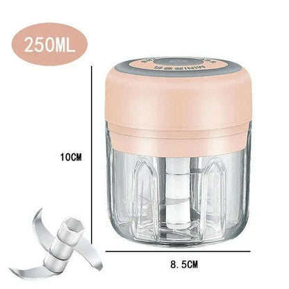 100ml/250ML Manual Meat Mincer Garlic Chopper Rotate Garlic Press Crusher Vegetable Onion Cutter Kitchen Cooking Accessories