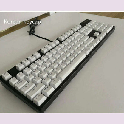 104 Key Caps Russian Korean Backlit Keycaps OEM Profile Keycap For Gaming Mechanical Keyboard Cherry MX Switch ABS KeyCaps Set