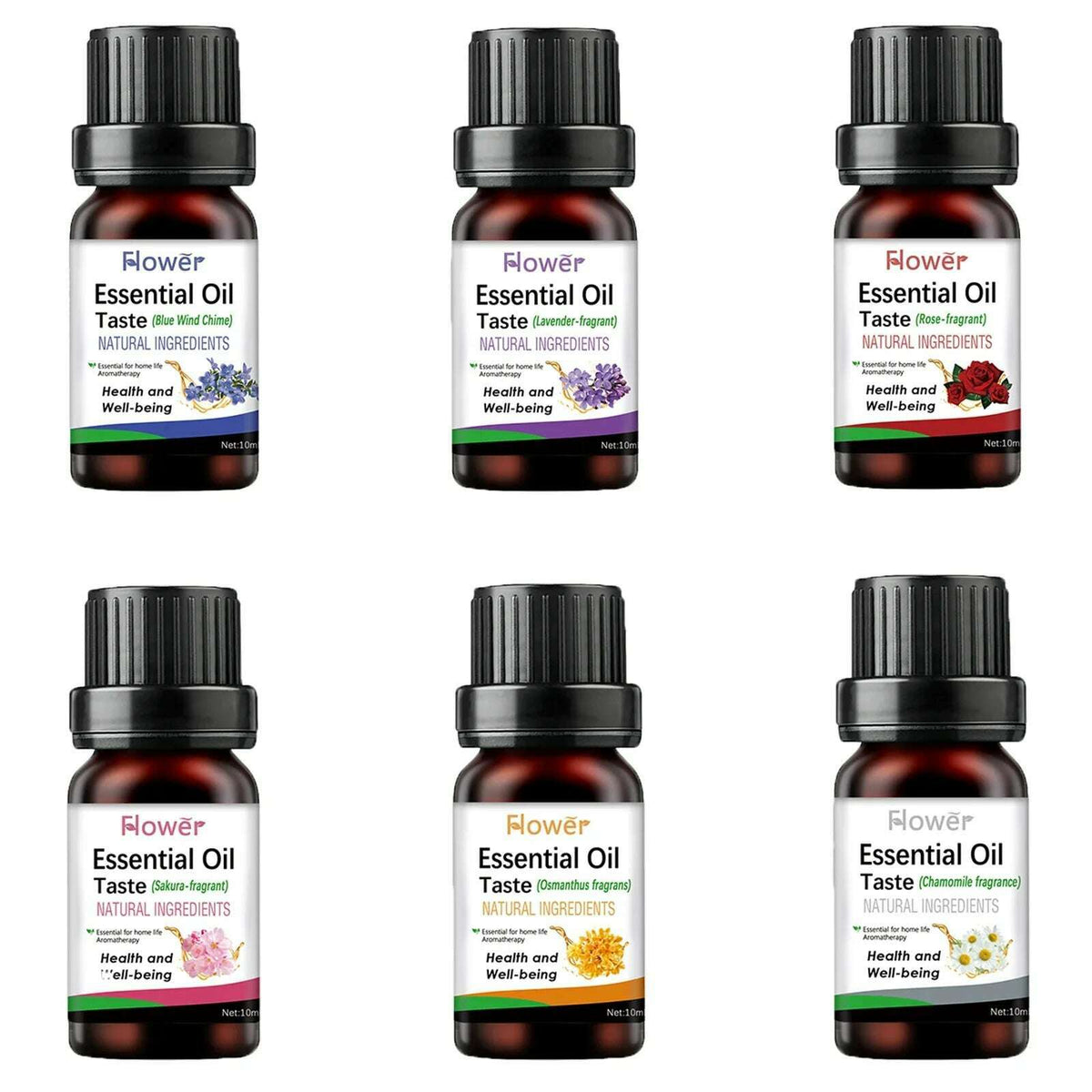 10ml Water Soluble Aromatherapy Essential Oil Humidifier Diffuser Essential Oil Home Fragrance Products Reed Diffuser Oils