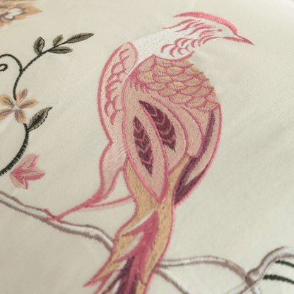 1Pc Decorative Pillowcase Flowers Embroidered Throw Pillow Covers Farmhouse Cotton Pillow Cushion Cases Home Decor