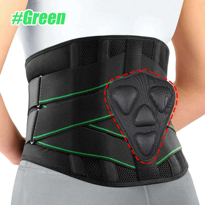 1Pcs Back Brace for Lower Back Pain Relief, Lower Back Pain with 6 Stays, Herniated Disc, with Lumbar Support Pad for Men/Women