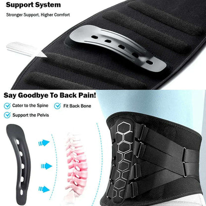1PCS Back Brace for Lower Back Pain,Lumbar Support Belt for Men Women,Bionic Spine Design Back Brace for Sciatica Herniated Disc