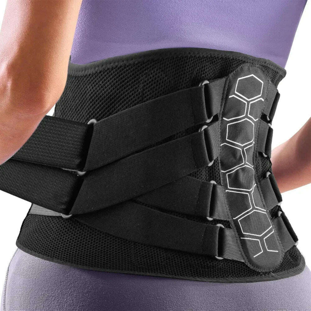 1PCS Back Brace for Lower Back Pain,Lumbar Support Belt for Men Women,Bionic Spine Design Back Brace for Sciatica Herniated Disc
