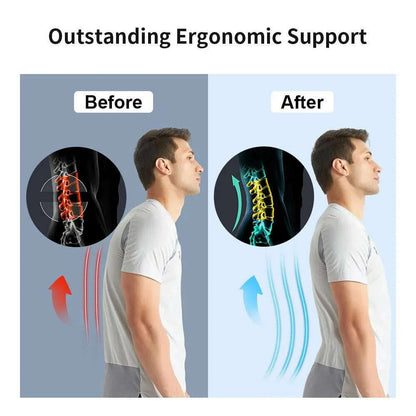 1PCS Lower Back Brace Support, Lumbar Support - Herniated Disc, Sciatica - Adjustable, with 6 Aluminum Support - Men and Women
