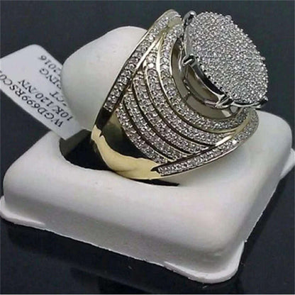 1PCS New Retro Simple Geometric Women ring Fashion Personality Niche Design ring wholesale