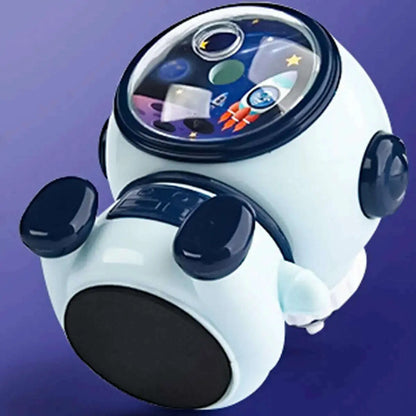 1Pcs Student Cartoon Hand Sharpener Astronaut Shape Sharpener Automatic Pencil Sharpener