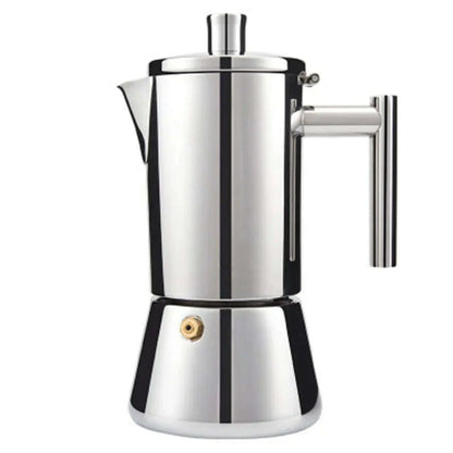 200/300/500ML Thickened Stainless Steel Coffee Pot Mocha Kettle Cuban  Italian Espresso Maker For Gas Stove Or Induction Cooker