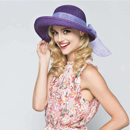 2019 Summer Bow Ribbon Sun Hat Panama Women's Cap Bonnet Beach Straw Hats summer hats for women шляпа соломенная gorro mujer