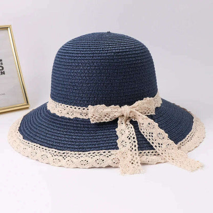 2019 Summer Bow Ribbon Sun Hat Panama Women's Cap Bonnet Beach Straw Hats summer hats for women шляпа соломенная gorro mujer