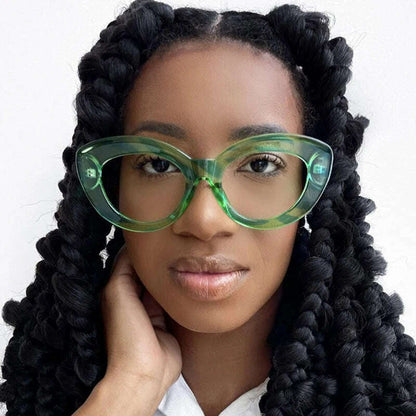 2022 New Fashion Sexy Cat Eye Glasses Women Vintage Stripe Frame Optical Anti-blue Eyeglasses Female Leopard Oculos Spectacles