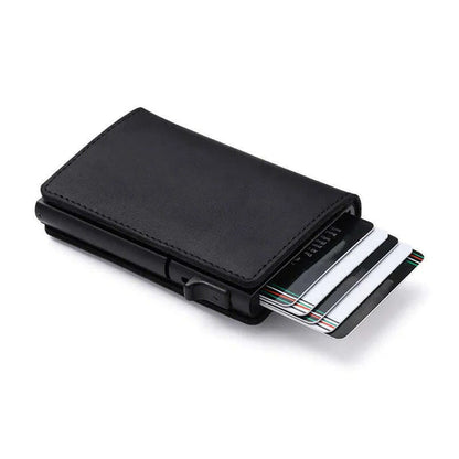 2023 For Apple Airtag Wallet Men Carbon Fiber Fashion ID Credit Card Holder Rfid Slim Airtag Slide Wallet Designer Cardholder