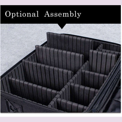 2023 New Makeup Cosmetic Case Waterproof Oxford Cloth Large Capacity Travel Storage Bag Tattoo Beautician Suitcases