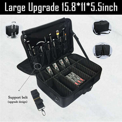 2023 New Makeup Cosmetic Case Waterproof Oxford Cloth Large Capacity Travel Storage Bag Tattoo Beautician Suitcases