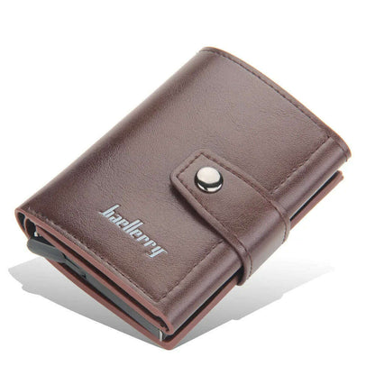 2023 Rfid Men Card Wallets Hasp Small Card Wallets PU Leather Slim Mini Men's Wallet High Qaulity Short Male Purses