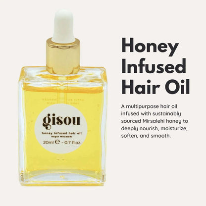 2024 Honey Infused Hair Oil Travel Size Enriched With Mirsalehi Honey To Deeply Nourish & Moisturize Hair 20ml