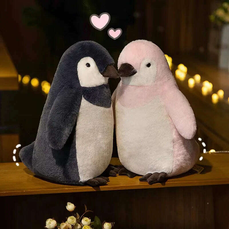 25/35cm Cute Penguin Plush Toys Lovely Soft Stuffed Cartoon Animals Dolls For Birthday Christmas Gift
