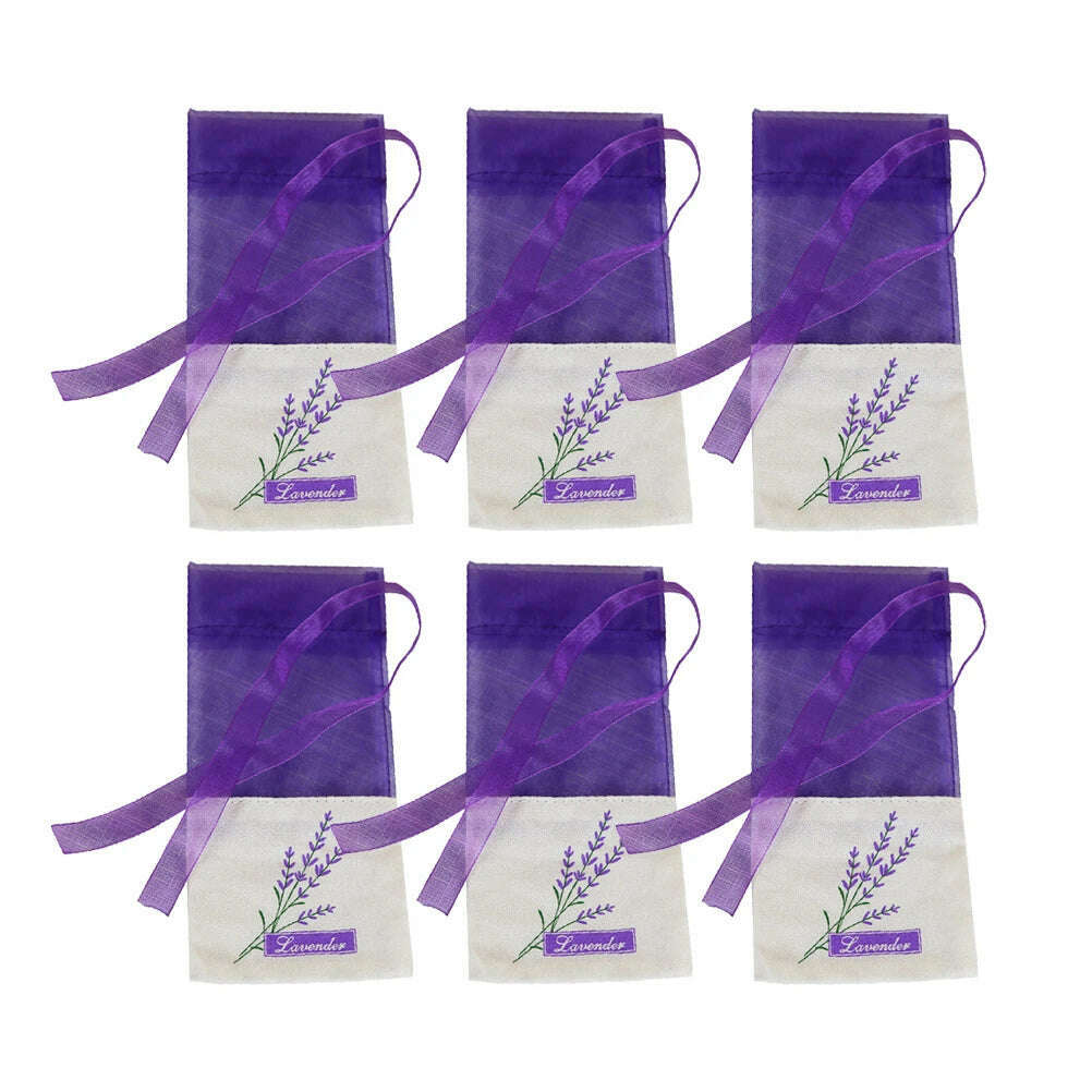 30pcs Empty Sachets Bag Flower Printing Lavender Fragrance Sachet Bags for Dry Flowers Storage Fragrance Lavender Sachet Bag