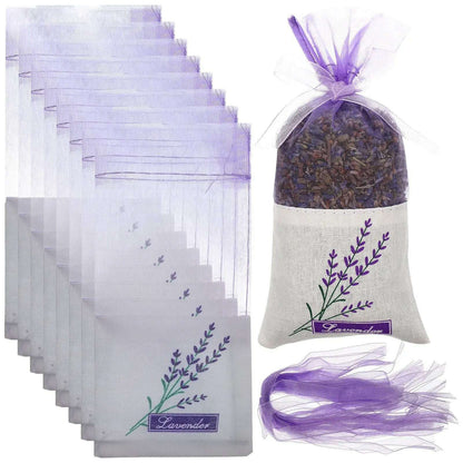 30pcs Empty Sachets Bag Flower Printing Lavender Fragrance Sachet Bags for Dry Flowers Storage Fragrance Lavender Sachet Bag