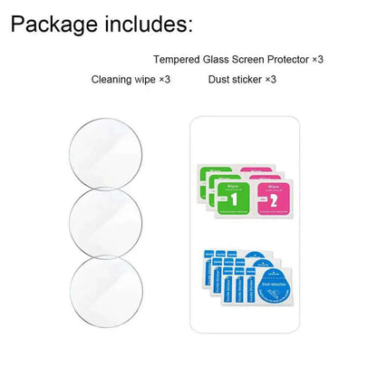 3/1pcs Upgraded Tempered Glass Screen Protector For Samsung Galaxy Watch 46mm 42mm 9h Protective Glass Film for Gear S3 S2 5 Pro