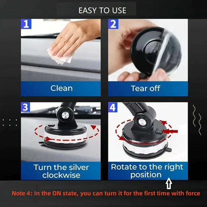 360 Rotate Universal Car Phone Holder Moblie Windshield Mount Stand For iPhone Samsung Xiaomi Hand Free Driving Car Phone Holder