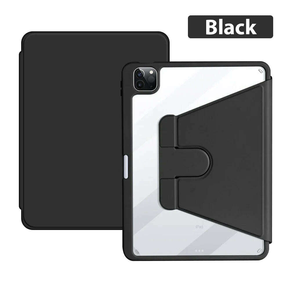 360° Rotation Case For Ipad 10 9 9th 10th Generation Pro 13 12.9 Air 11 5 4 M4 M2 2024 Mini 6 7 10.9 10.2 Protective Cover Funda
