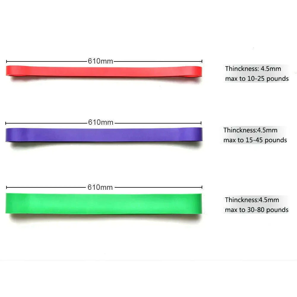 3pcs 5pcs Yoga Resistance Bands Set Latex Elastic Band Pilates Sports Crossfit Exercise Workout Bands Expander Fitness Equipment